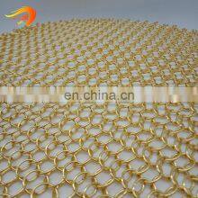 Brass Color Hot Selling Stainless Steel Welded Ring Mesh