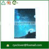 Plastic Sheet Protector L Shape File Folders With Custiomized Photo thumbnail-2