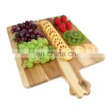 Acacia Wood Cutting Board Wooden Kitchen Chopping Boards for Meat Cheese Bread Vegetables &Fruits Serving Tray With Handle thumbnail-3