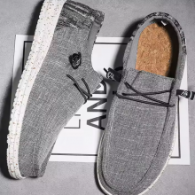 Spring Autumn Fashion Loafers Shoes Men Classic High Quality Denim Comfortable Drive Boat Shoes thumbnail-3