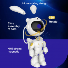 Astronaut Galaxy Projector With BT Speaker Cute Bunny Lamp Nebula Starlight Proyector Remote Control Smart Led Night Light thumbnail-2