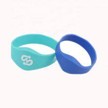 Waterproof 13.56mhz Rfid Silicone Wristband S50 1k/ntag213 Smart Lock Key Nfc Bracelet thumbnail-4