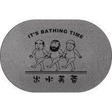 Sheenyoo Custom Quick Dry Water Absorbent Printed Diatomite Stone Bath Mat thumbnail-1