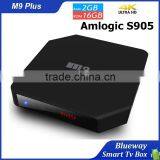 2016 New Kodi Full Loaded Internet Android TV Box 2GB RAM 16GB ROM S905 Quad Core M9 Plus TV Box thumbnail-1