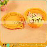 FDA Silicone Folding Portable Collapsible Dog Bowl thumbnail-3