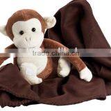 2015 Plush Baby Monkey Blanket/fleece Blanket Monkey/monkey Fleece Blanket thumbnail-1