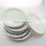 Wholesale Chevron Striped Polka dot Party Paper Plates, 9" Disposable Paper Plates