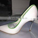 China Women Shoes Factory 2016 High Heels Silver Metal Heels Logo Free Change Color Allowed Factory Direct Sexy Stiletto Shoes thumbnail-1