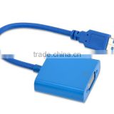 high speed portable USB3.0 to VGA adapter cable for PC