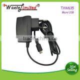 European Common 6w Slinky Adapter With Cable and AC90V-240V 47-63Hz