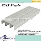80 series staples 1/2-inch leg, Galv. 10,000/box. Made in China