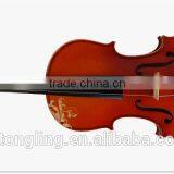 High Quality Popular Student Flower Decorated Beautiful Violin TL-002 thumbnail-2