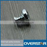 Modern Zinc Alloy Cabinet Hardware ,Satin Nickel Drawer Knob,Roundness Chrome Cabinet Knobs thumbnail-2