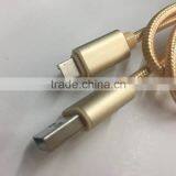 2016 New Premium High Quality Aluminum Nylon 2 in 1 Usb Charger Cable for Iphone 6 6 Plus 6s 6s Plus s7 s7 Edge thumbnail-2