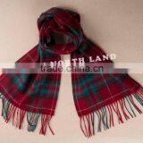 Wholesale Cashmere Red Tartan Scarf WCS14112219 thumbnail-1