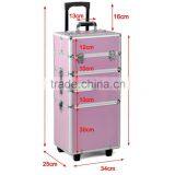 Aluminium Hairdressing Salon Makeup Beauty Box Nail Carry Case thumbnail-2