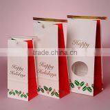Wholesale Food/bread/bakery White Cardboard Pouches