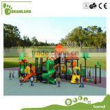 Kindergarten children's outdoor playground slides imported plastic toys combination of large cell slides