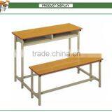 school desk with bench sale in alibaba