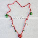 Necklace / Red Necklace With Bell / Fashion Necklace thumbnail-1