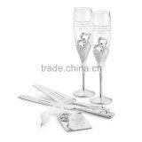 Excellent Houseware Plastic Cake Knife and Server Double Hearts Cake Serving Set thumbnail-2