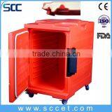 Rotomolded Food Warmer Delivery Cart Use in Catering and Hotel Meal Warm Container