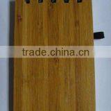 New Design Black Spiral Bamboo Notebook With Pen Loop thumbnail-1