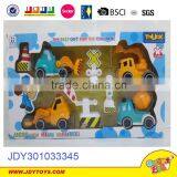 Wholesale Mini Kid Funny Lovely Plastic Friction Cartoon Vehicle Playing Truck Toy Set