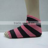 Pink/ Black Anti Slip Yoga Socks thumbnail-4