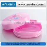 high quality plastic oval soap dish with pp material