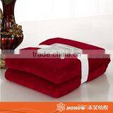 100% polyester dyed coral fleece blanket