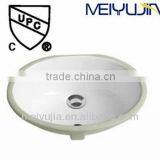 Ceramics Round UPC Under Counter Mouting Wash Sink