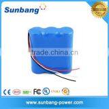 China manufacturer ICR18650 7500mAh 3.7v golf buggy li-ion battery pack