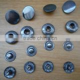 Round Metal Button Snaps for Clothing
