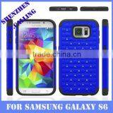 China Factory Price For Samsung Galaxy S6/S6 Edge Bling Diamond Shockproof Silicon Case thumbnail-1