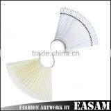 2014 Hot 50tips Natural Plastic Nail Polish Display Color Chart Quality Choice