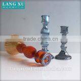Home Decor Crystal Candle Holder Decorative Glass Candle Stick