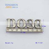 Manufacture the High Quanlity Metel Accessories for Purse Zinc Alloy Logo for Bags