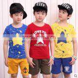 2016 Jiangxi Custom Wholesale New Design Cheap Top Quality Camo Star Printed Kids t Shirt thumbnail-1