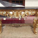 Wall Table With Black Marble - French Furniture Indonesia