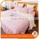 Brushed Printed Bed Sheet King Size for USA