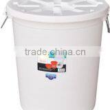 Big Size Plastic Bucket With Lid 65L water bucket PE strong