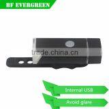 180 Lumens+ CREE XPE LED USB Rechargeable Cycling Front Light Lamp Silver thumbnail-1