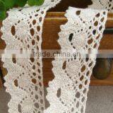 100% Cotton lace CottonCrochet Lace Trimming for garment Decoration