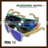 Fashional Colorful Sunglasses Wooden From China Factory thumbnail-2