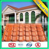 Decorative Light Weight Non-Flammable Self Cleaning Asa Synthetic Resin Roof Tiles