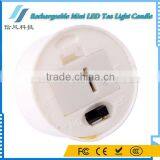 Romantic Battery Operated Red Rechargeable Mini LED Tea Light Candle thumbnail-3