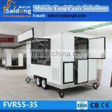 Big Wheels Sliding Windows Food Cart Trailer/food Van/gas Food Cart thumbnail-6