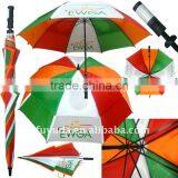 multi color double layers windproof golf umbrella