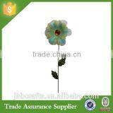 Special Design Wrought Iron Flowers and Leaves Metal Garden Stakes thumbnail-1